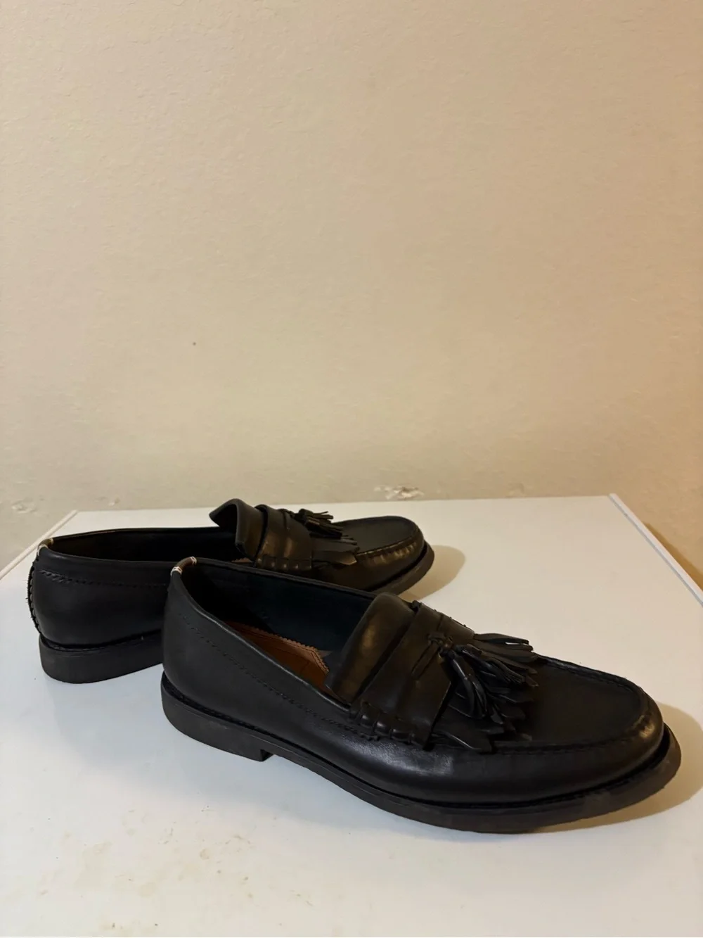 ALDO Black Tassel Kiltie Loafers